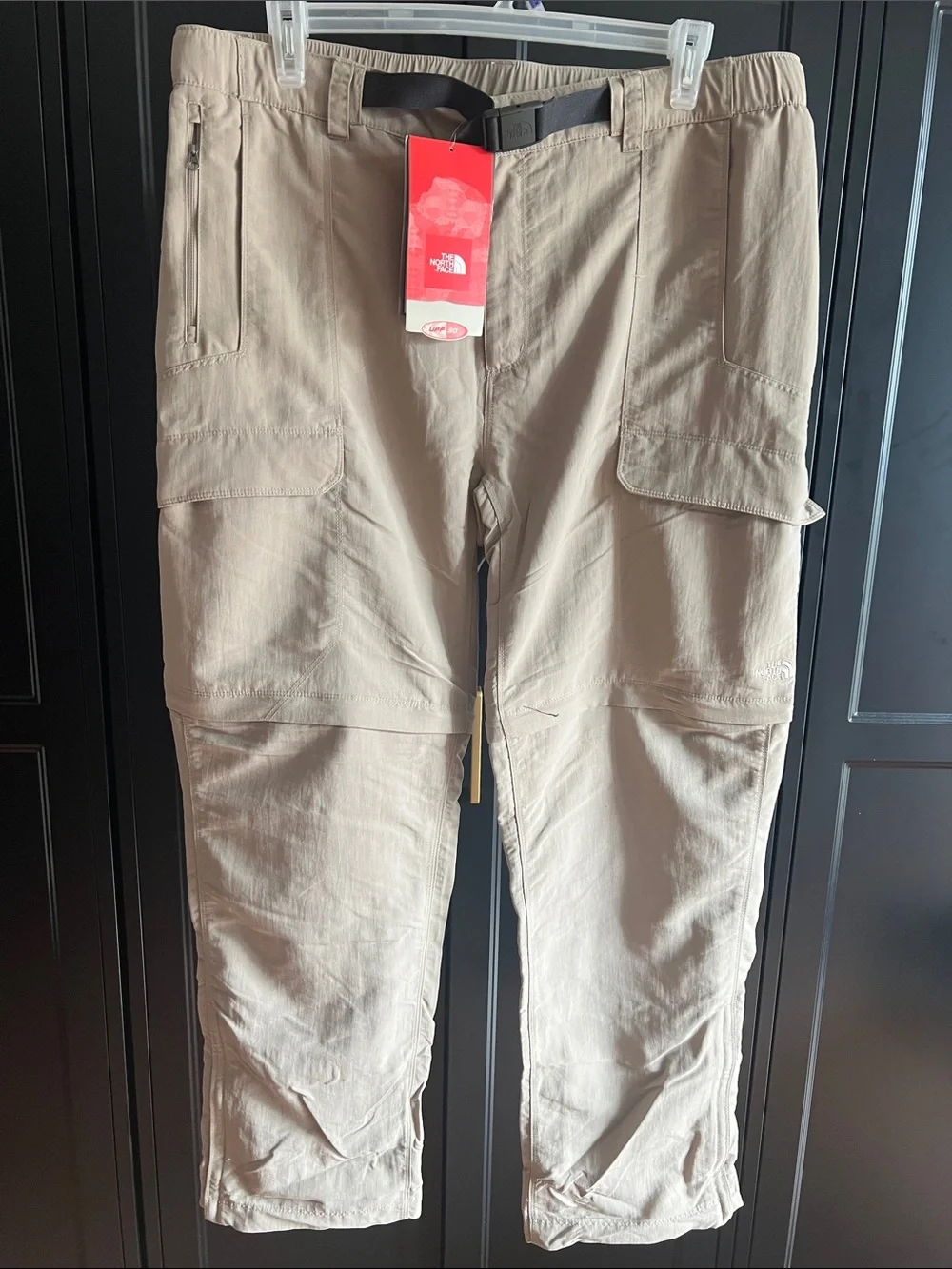The North Face Men's Tan Cargo Convertible Pants NWT